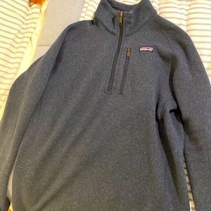 Men’s Partagonia Better Sweater in Blue/Grey